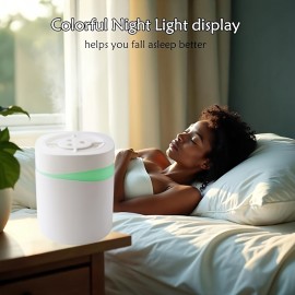 Large Capacity Humidifier with Three Nozzles, Heavy Mist Silent Operation, Equipped with 3 Spray Nozzles And USB Connection, Suitable for Study Rooms, Bedrooms, Rooms, And Offices, Featuring a Color-Changing Light, Humidifier For Room, Air Humidifier, Essential Oil Diffuser, Aroma Diffuser For Home, Vaporizer, Essential Oil Diffuser For Home, Room Humidifier, Aroma Humidifier, Diffuser Device, Diffuser For Essential Oils, Essential Oil Humidifier, Air Freshener Home, Room Decor, Scent
