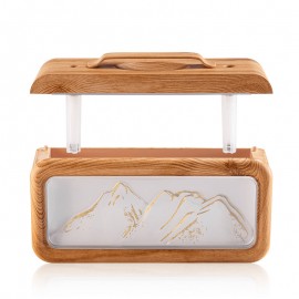 Simulated Snow Mountain Humidifier, USB Plug-in Air Fragrance Humidifier, Office Humidifier, Quiet Hydrating Aromatherapy Machine, Mini Fragrance Humidifier, Compact Design, Lightweight Humidifier, Portable Design, Sprayer, USB Humidifier, Suitable