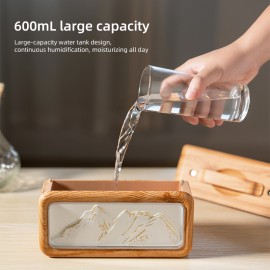 Simulated Snow Mountain Humidifier, USB Plug-in Air Fragrance Humidifier, Office Humidifier, Quiet Hydrating Aromatherapy Machine, Mini Fragrance Humidifier, Compact Design, Lightweight Humidifier, Portable Design, Sprayer, USB Humidifier, Suitable