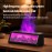 New Simulation Flame Humidifier with Seven-Color Atmosphere Light, Three Adjustable Settings, Auto Shut Off, Water Shortage Protection, Silent Operation – Essential Gift for, Humidifier For Bedroom, Humidifier For Large Room