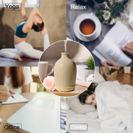 [Soundwave Aroma Diffuser] Soundwave Technology Aroma Diffuser, Handmade Resin Cover | Aroma Humidifier, Compatible with Essential Oil, Auto Shut-Off, Easy-to-Use, USB-Powered, Suitable for Various Room Types, Ideal Gift
