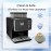 Slushie Machine for Home, Shaved Ice Maker with 3min Snowflake Ice, 44.09LB/24H Capacity, Electric Snow Cone Machine with 304 Stainless Steel Blade, Adjustable Ice Texture for Restaurants, Kitchen