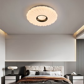 [Ceiling Light] Modern Elegant Minimalist Luxury Rotating Creative Black Golden Silvery Electroplated Acrylic High-Quality Aluminum Round Center Easy Installation Ceiling Light With Three-Color Dimming Suitable For Living Room Bedroom Study Hallway Bar Product Does Not Include Up And Down Switches, Ceiling Light For Living Room/Bedroom, Chandelier For Living Room, Lamp For Bedroom/Living Room/Home, Ceiling Lamps