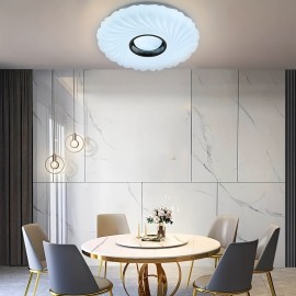 [Ceiling Light] Modern Elegant Minimalist Luxury Rotating Creative Black Golden Silvery Electroplated Acrylic High-Quality Aluminum Round Center Easy Installation Ceiling Light With Three-Color Dimming Suitable For Living Room Bedroom Study Hallway Bar Product Does Not Include Up And Down Switches, Ceiling Light For Living Room/Bedroom, Chandelier For Living Room, Lamp For Bedroom/Living Room/Home, Ceiling Lamps