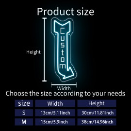 [Custom LED Neon Sign] 1pc Custom Text LED Neon Sign - Multi-Color, USB Powered, Easy to Hang Wall Decor for Home, Office, Shop, Coffee Bar | Ideal for Valentine's, Christmas, Birthday, Wedding, Anniversary, Festival Gifts, Family Memento, Office Decoration | Durable LED Sign, LED Wall Art