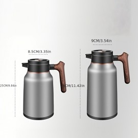 316 Stainless Steel Vacuum Insulated Water Heater - Large Capacity, No Electricity Needed, Portable for Home & Office Use, Durable & Easy to Clean, Perfect for Tea, Coffee, and More, Office Water Heater, Modern Kitchen Appliance, Easyclean Material, Small Coffee Thermo Flask, Thermo Flask With Cup, Thermo Flask For Hot, Thermo Flask Large, Thermo Flask Cup, Coffee Travel Mug, Coffee Mug, Tea And Coffee Jug, Kitchen Tools, Thermal Coffee Container, Thermo For Hot Water, Coffee Cup