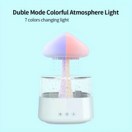 Hailong Palace USB-Powered Humidifier & Aromatherapy Diffuser with Color-Changing LED Night Light, Quiet Operation, Compact Soundwave technology humidifier for Home, Office, Bedroom, Living Room - No Battery Needed, Safe Low Voltage (36V) - Ideal Gift for Better Sleep & Relaxation, Bedroom Moisture Solution, Modern Aesthetic, Durable Construction, Home Users