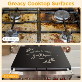 Stove Cover, Gas Stove Cover -Stainless Steel, Noodle Board Stove Cover, Stove Top Covers For Gas Burners With Handle Large Size 29.5 X 21.7 X2.6 Inch Easy To Clean, Stove Top Covers For Electric Stove